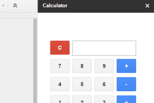 calculator for Google Docs