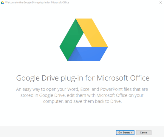 connect your Google Drive account