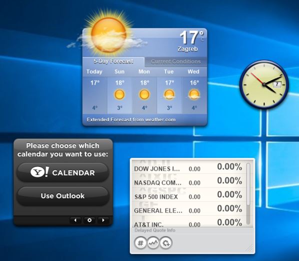 desktop widget software windows 10 1