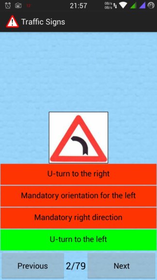 eu road sign learning apps android 2