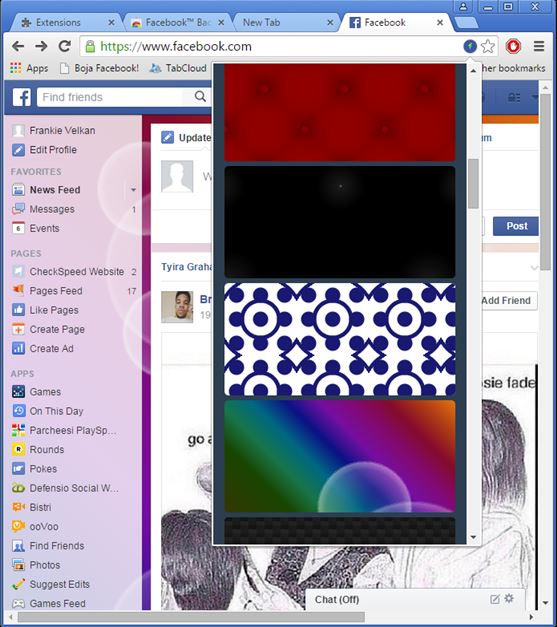 facebook background changer extensions chrome 2