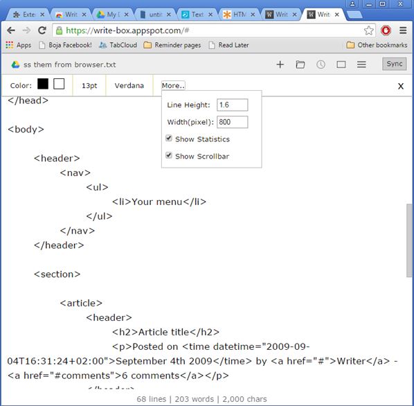 google drive text editor extensions chrome 3