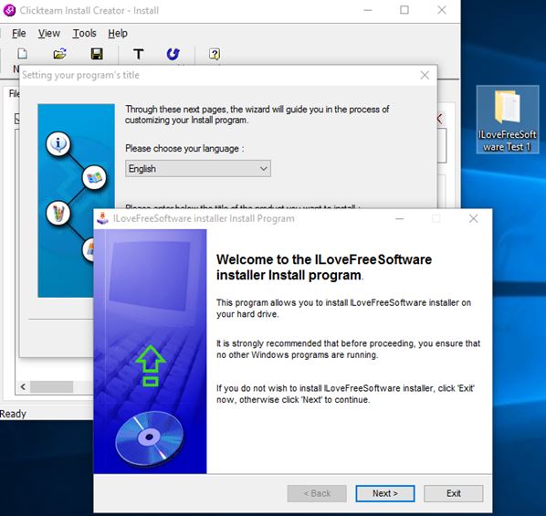 installer creator software windows 10 2