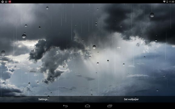 rain live wallpaper apps android 4