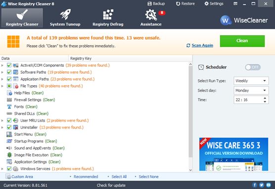 registry cleaner software windows 10 2