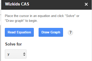 solve equations and plot graphs in Google Docs document