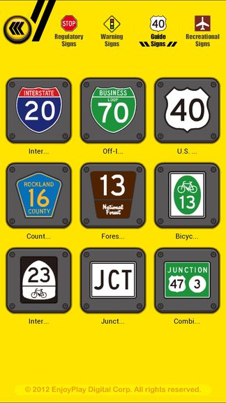 us road sign learning apps android 2
