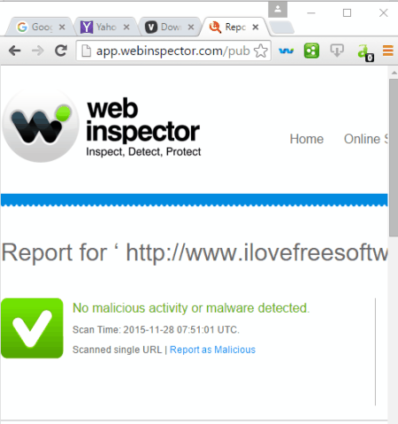 web inspector extension