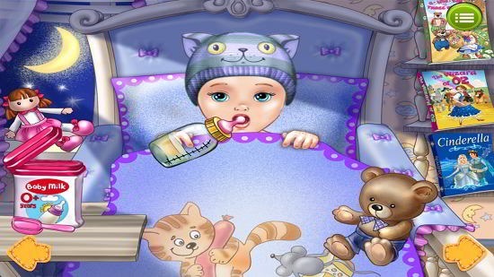 Baby Care And Dress Up put baby to bed