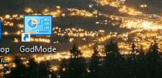GodMode shortcut created