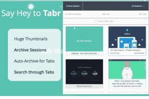 Tabr- free Chrome tab manager