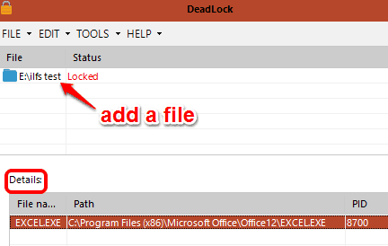 add files and folders