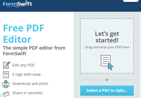 drag n drop your PDF file