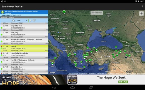 earthquake alert apps android 2