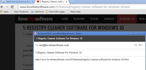 email this page extensions chrome 2