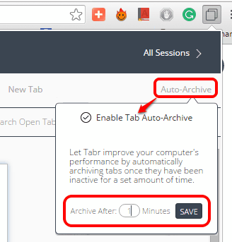 enable tab auto-archive