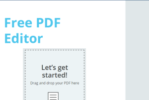 free online PDF editor