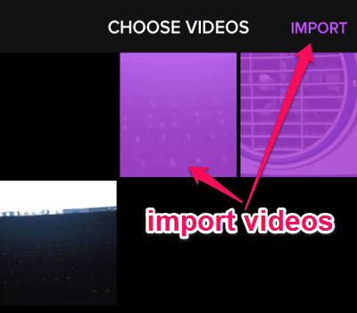 import videos