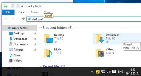 spell checker software windows 10 1
