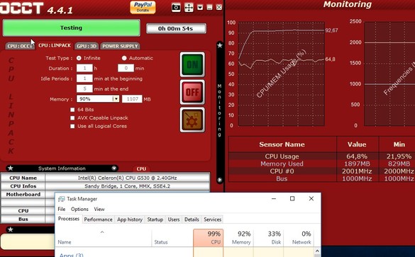 system stress testing software windows 10 4