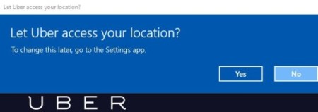 uber location access
