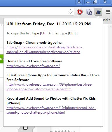 url copy extensions chrome 4