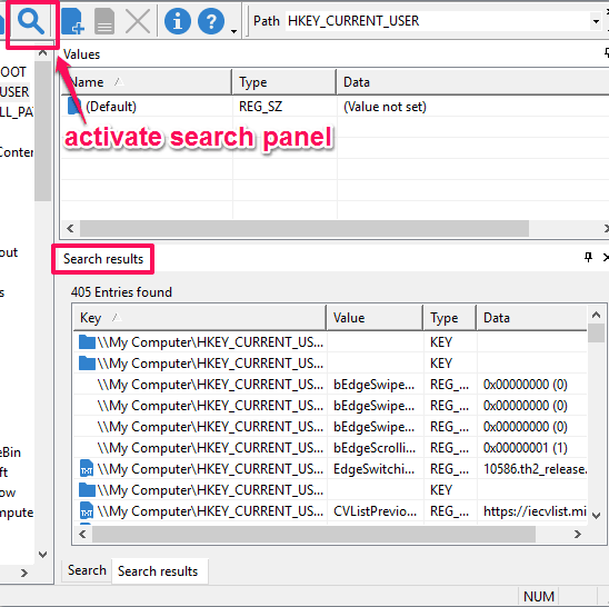 Search Panel