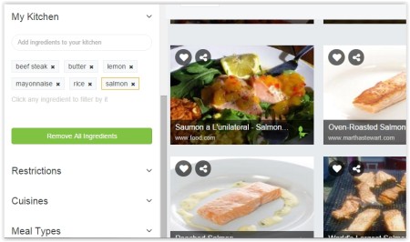 find recipes by ingredients