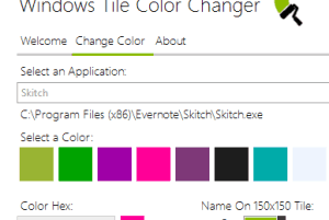 Windows 10 Tile Color Changer