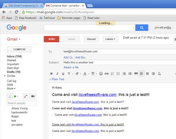 alternative gmail compose new email extensions chrome 3