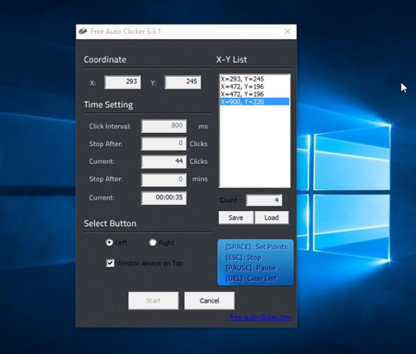 Auto Clicker for Automated Mouse Clicking on Windows