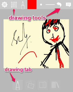 drawing tab