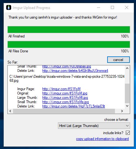 imgur upload software windows 10 2