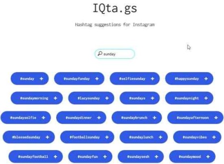 iqta hashtag suggestions for instagram