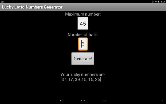 lottery number generator apps android 2
