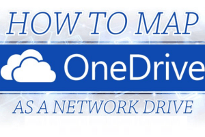 map OneDrive as network drive in Windows 10