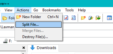 split or merge files