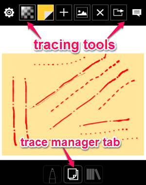 trace manager tab