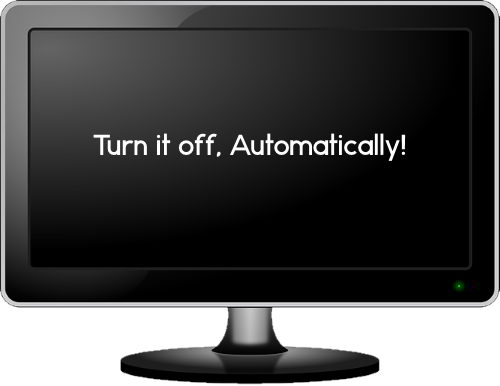 Power Off Monitor Automatically