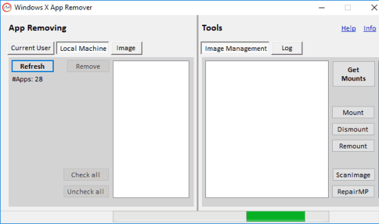 Windows X App Remover