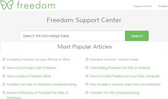 freedom support center