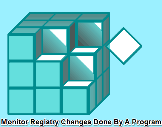 how to find Registry changes done by a specific program