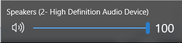 Windows 10 volume control