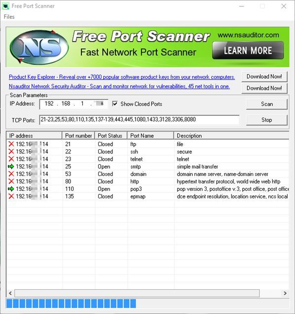 port scanner software windows 10 1