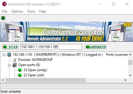 port scanner software windows 10 5