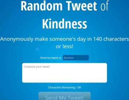 random tweets of kindness home