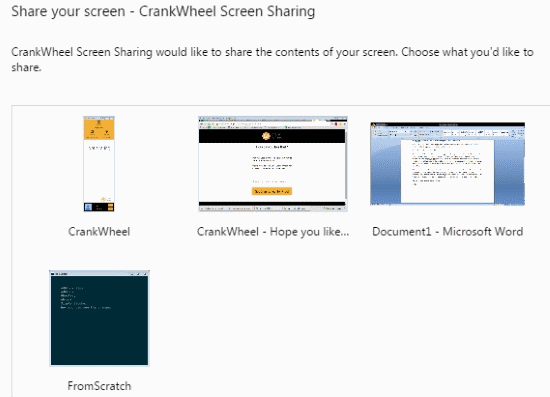 free online screen sharing service