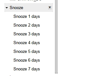 snooze emails