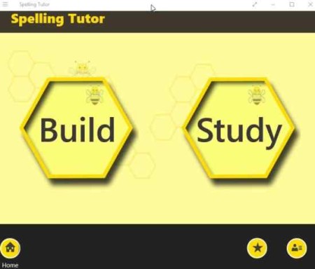 spelling tutor interface
