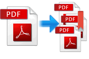 split a pdf file on bookmarks